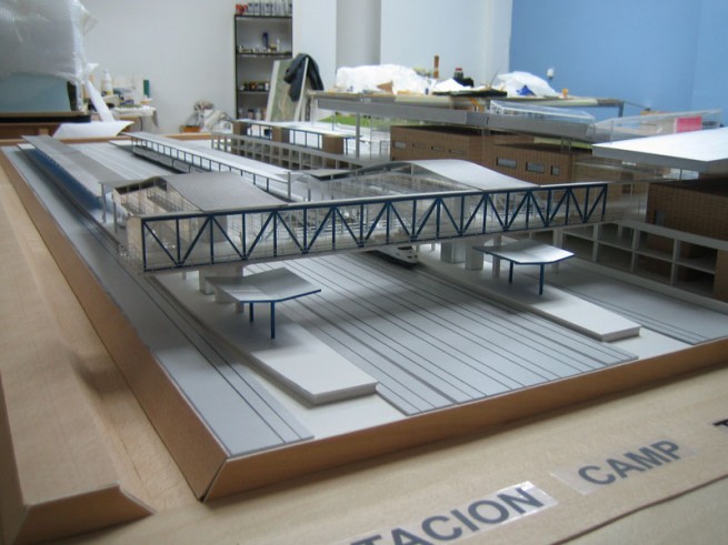 maqueta estacion tren AVE