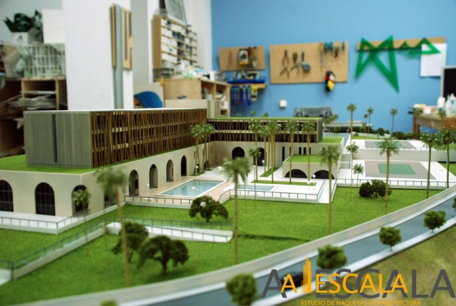 maqueta hotel argelia