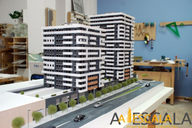 maqueta viviendas