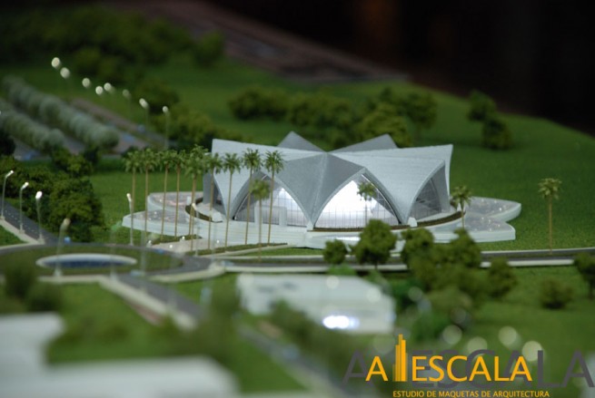 maqueta impresion 3D iluminiacion