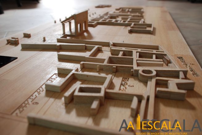 maqueta ciegos tiflologica madera