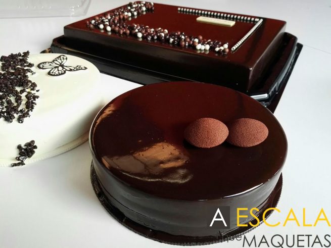 Reproducción tartas chocolate